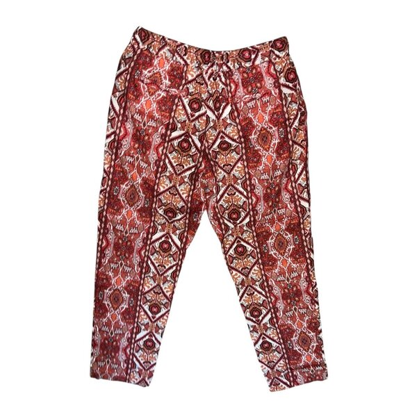 Rachel Zoe Womens 100% Linen Boho-Style Casual Pants Size Medium Womens Pockets - Picture 3 of 8